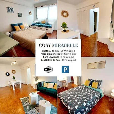 Cosy Mirabelle 2ch - Parc Expo - Balcon & Parking Pau